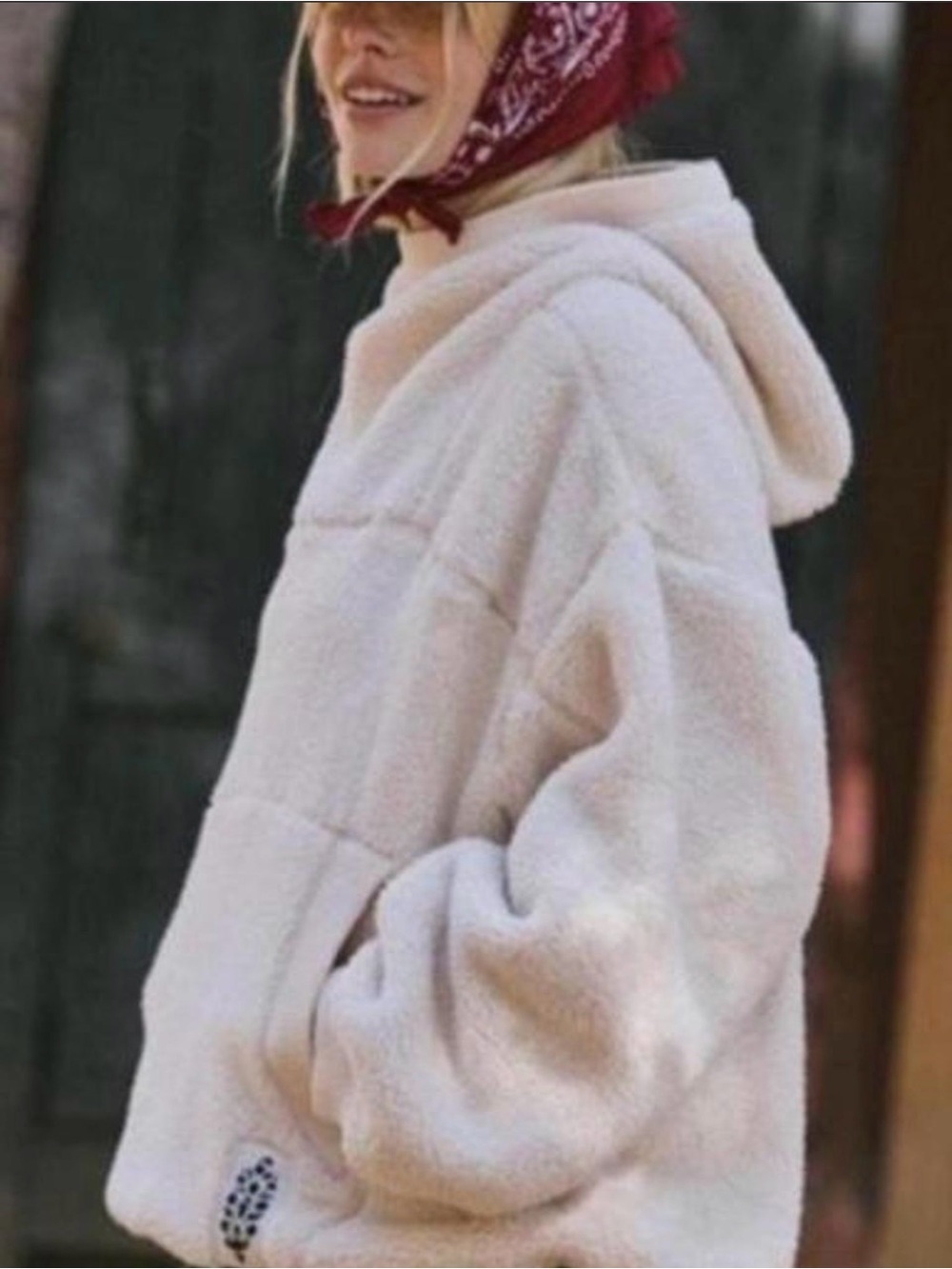 Free People Scout it out fleece pullover - S